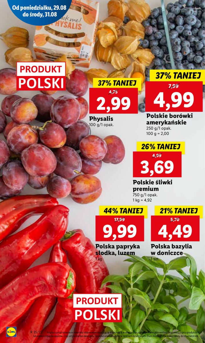Gazetka OFERTA WAŻNA OD 29.08 DO 31.08
