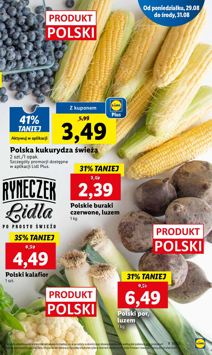 Gazetka OFERTA WAŻNA OD 29.08 DO 31.08