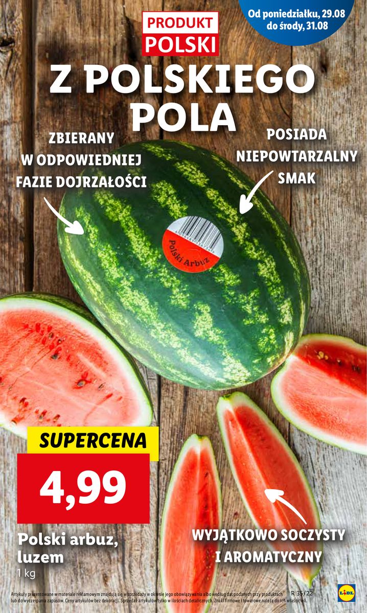 Gazetka OFERTA WAŻNA OD 29.08 DO 31.08