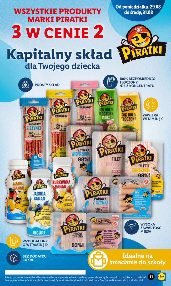 Gazetka OFERTA WAŻNA OD 29.08 DO 31.08