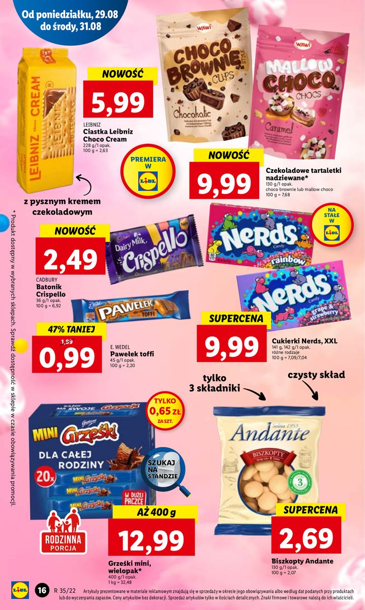 Gazetka OFERTA WAŻNA OD 29.08 DO 31.08