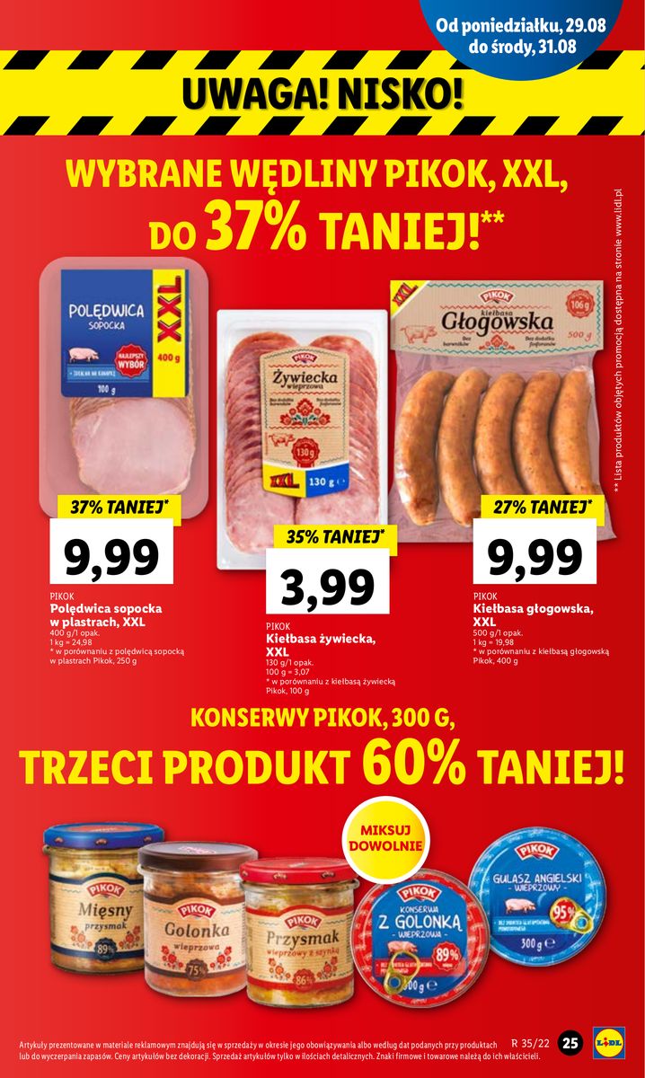 Gazetka OFERTA WAŻNA OD 29.08 DO 31.08