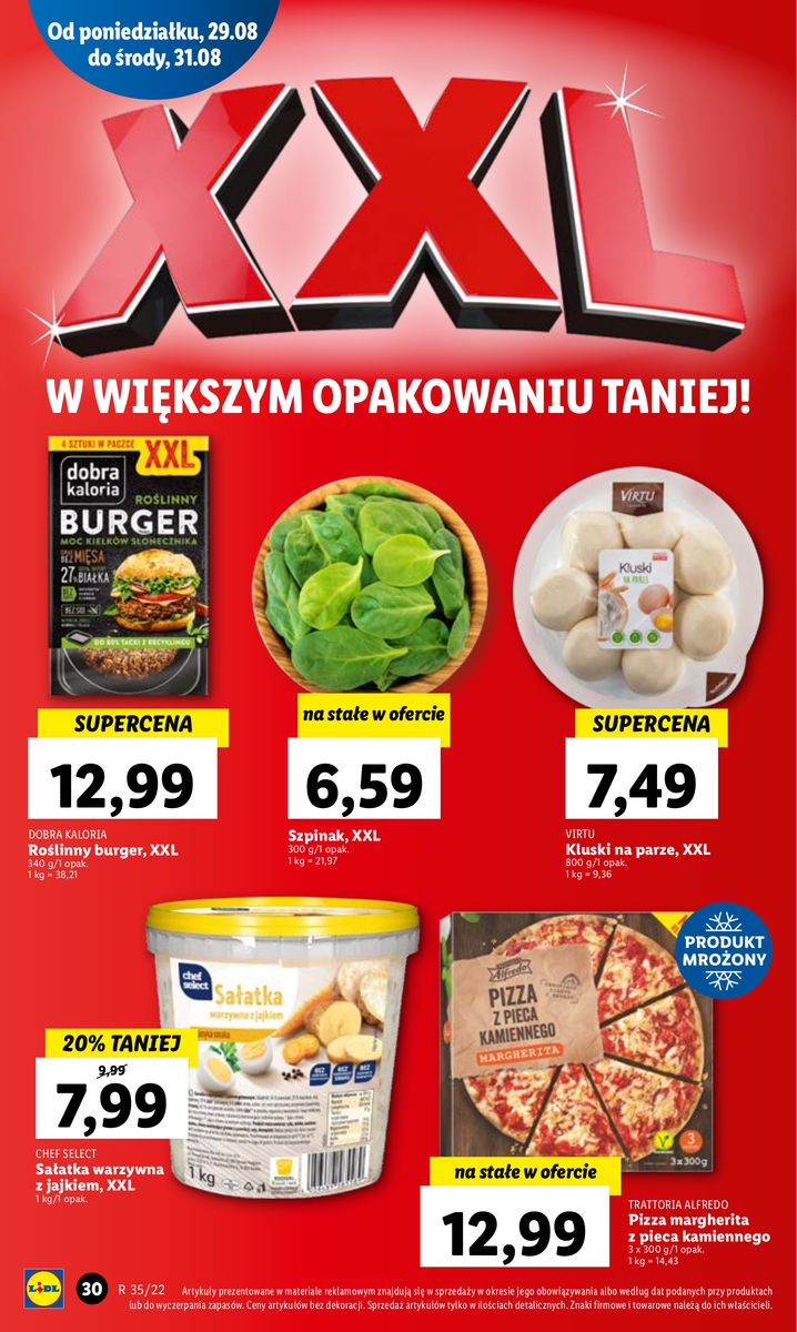 Gazetka OFERTA WAŻNA OD 29.08 DO 31.08