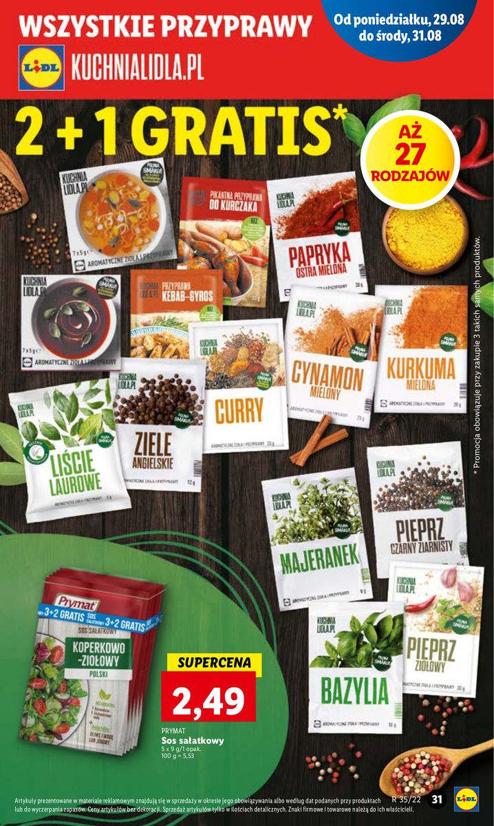 Gazetka OFERTA WAŻNA OD 29.08 DO 31.08