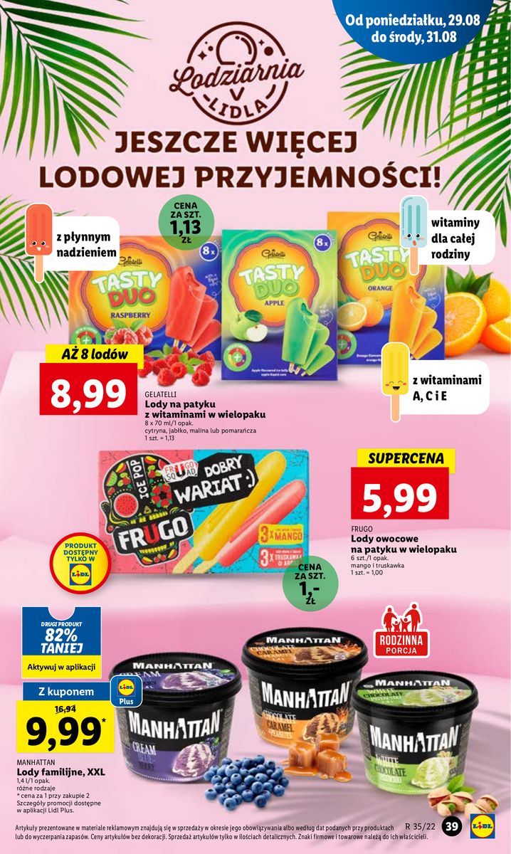 Gazetka OFERTA WAŻNA OD 29.08 DO 31.08