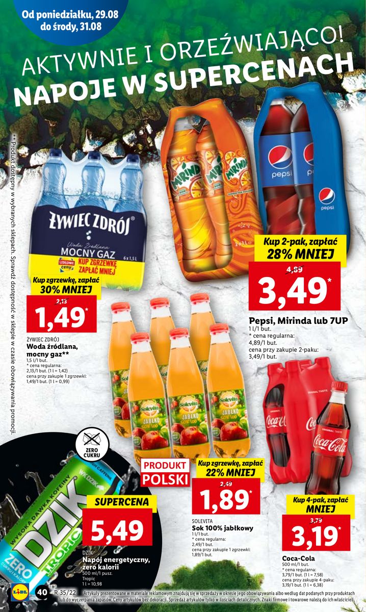 Gazetka OFERTA WAŻNA OD 29.08 DO 31.08