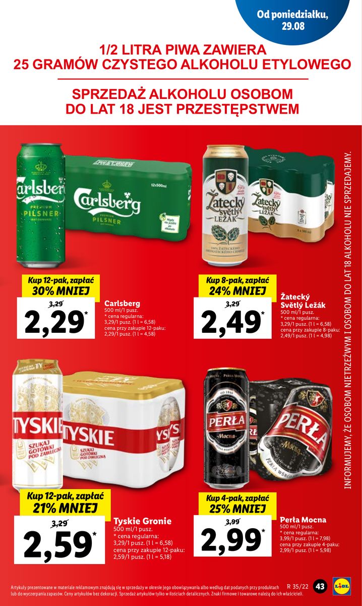 Gazetka OFERTA WAŻNA OD 29.08 DO 31.08