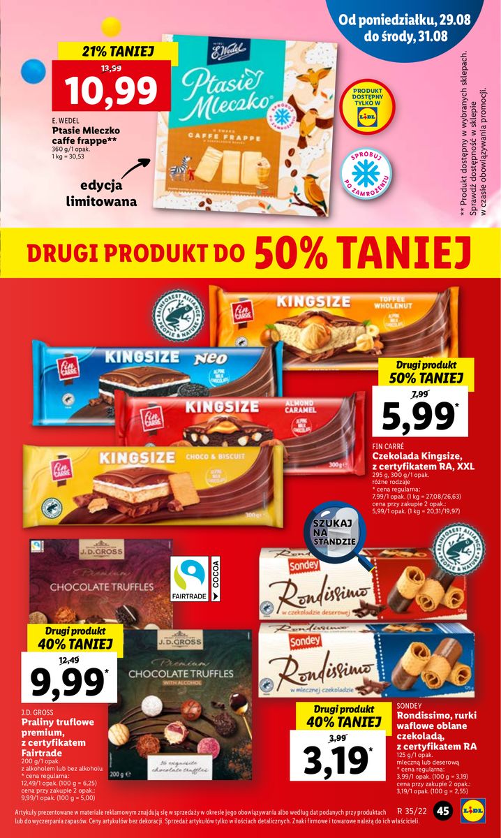 Gazetka OFERTA WAŻNA OD 29.08 DO 31.08