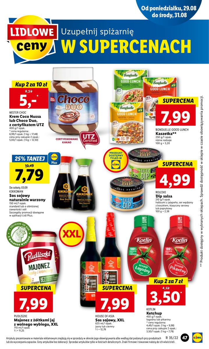 Gazetka OFERTA WAŻNA OD 29.08 DO 31.08