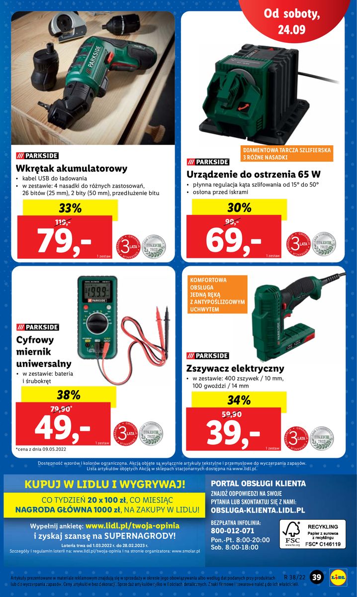 Gazetka OFERTA WAŻNA OD 19.09