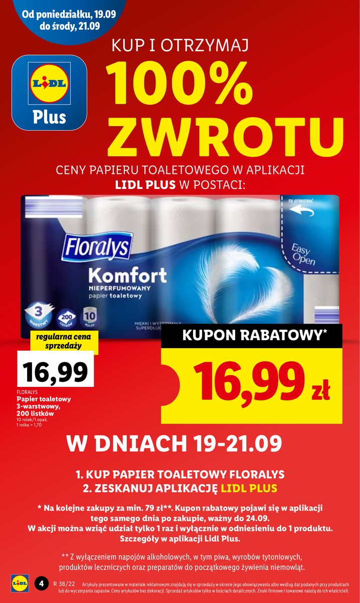 Gazetka OFERTA WAŻNA OD 19.09 DO 21.09