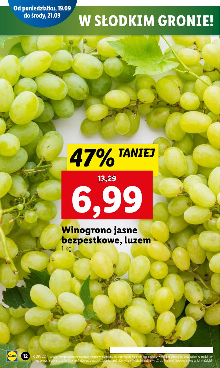 Gazetka OFERTA WAŻNA OD 19.09 DO 21.09