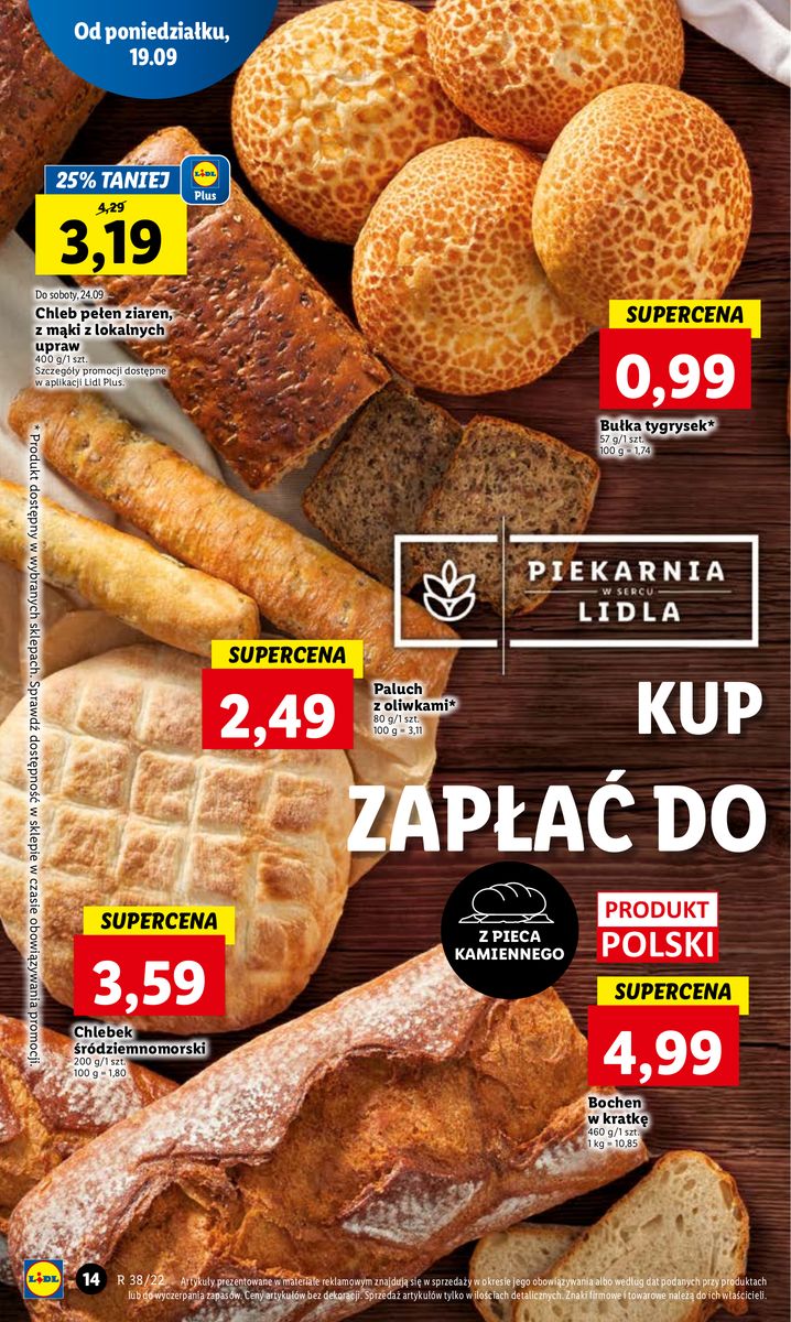 Gazetka OFERTA WAŻNA OD 19.09 DO 21.09