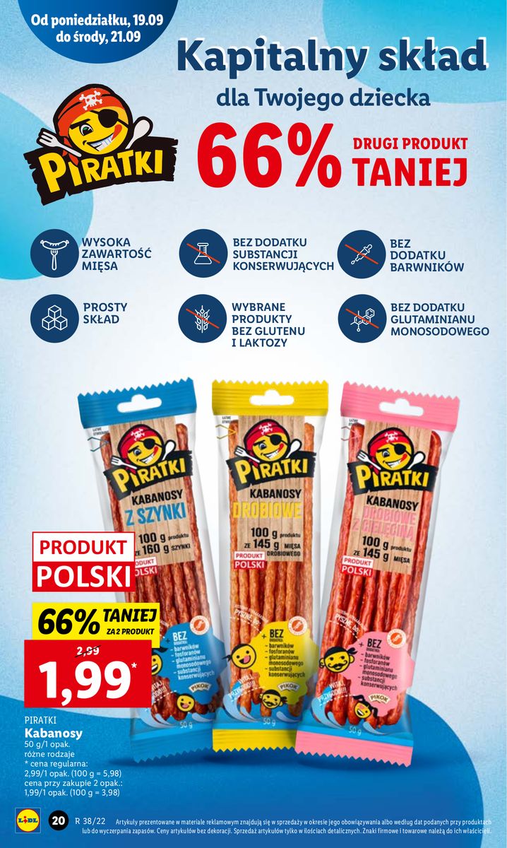 Gazetka OFERTA WAŻNA OD 19.09 DO 21.09