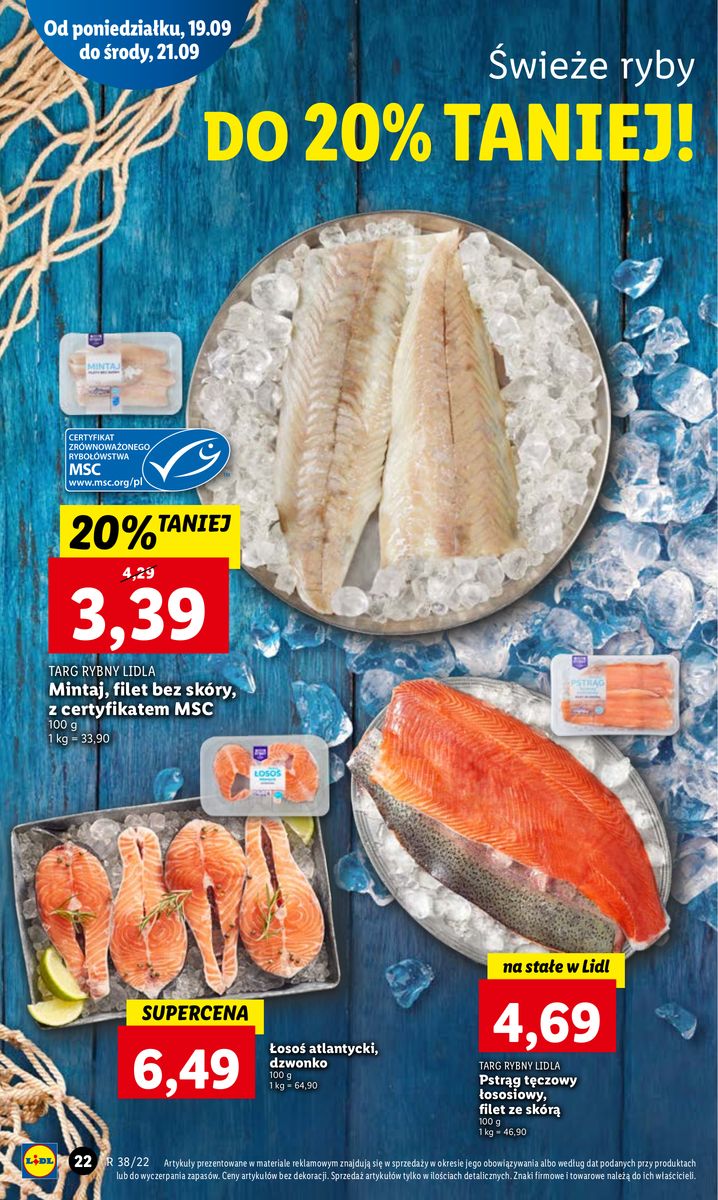 Gazetka OFERTA WAŻNA OD 19.09 DO 21.09