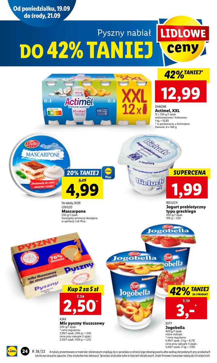 Gazetka OFERTA WAŻNA OD 19.09 DO 21.09