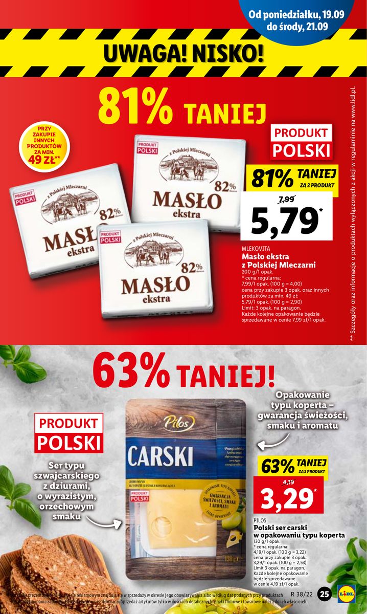 Gazetka OFERTA WAŻNA OD 19.09 DO 21.09