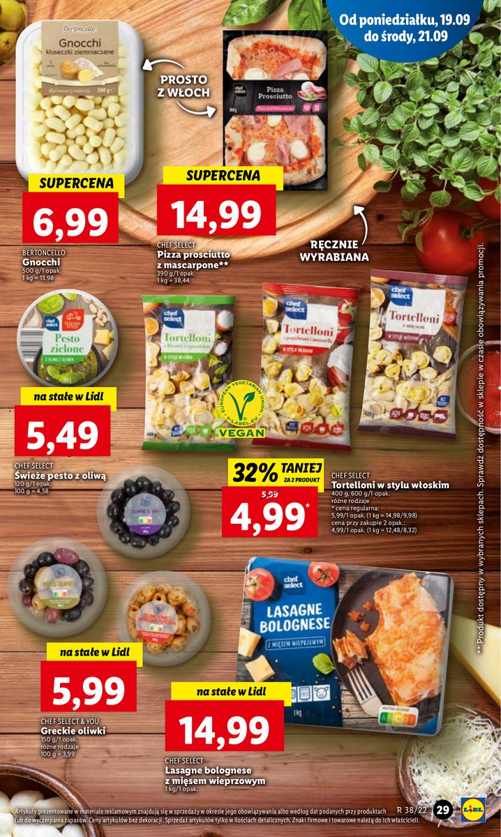 Gazetka OFERTA WAŻNA OD 19.09 DO 21.09