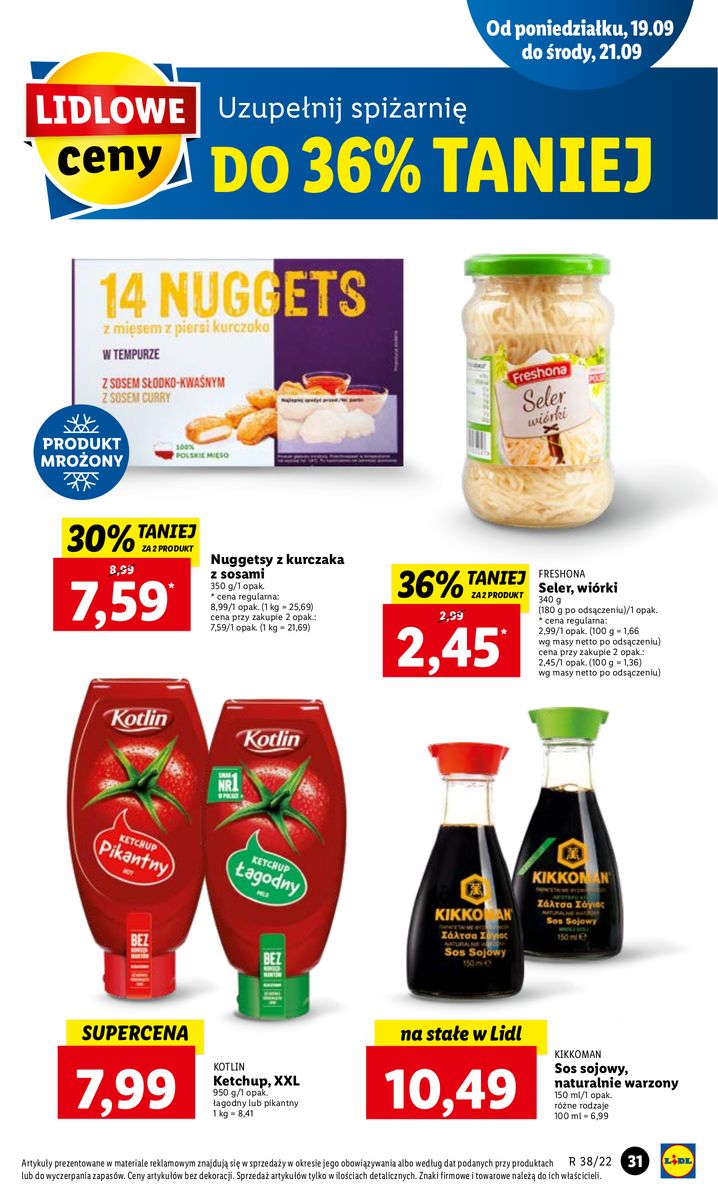 Gazetka OFERTA WAŻNA OD 19.09 DO 21.09