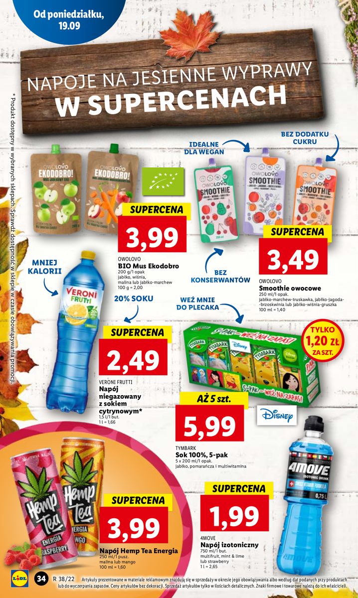 Gazetka OFERTA WAŻNA OD 19.09 DO 21.09