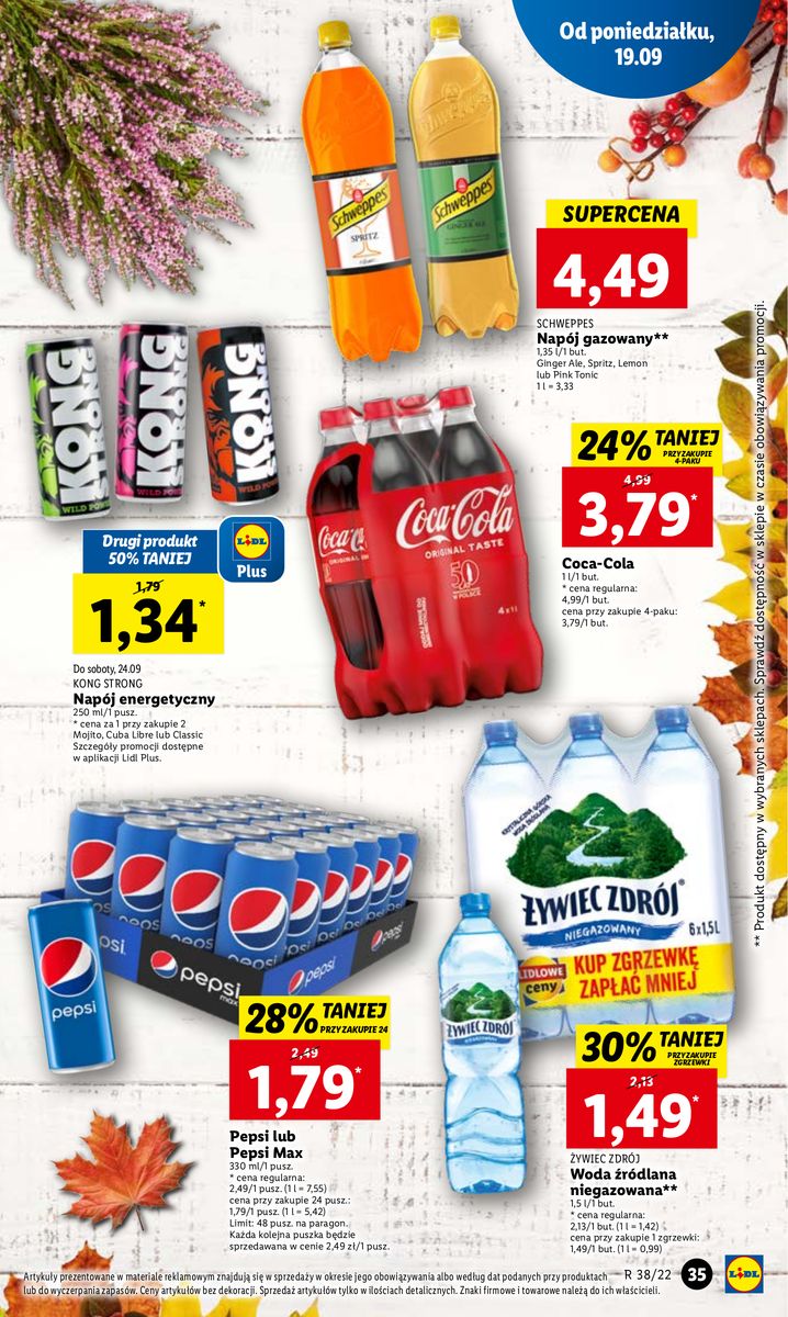Gazetka OFERTA WAŻNA OD 19.09 DO 21.09