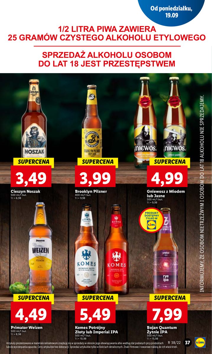 Gazetka OFERTA WAŻNA OD 19.09 DO 21.09