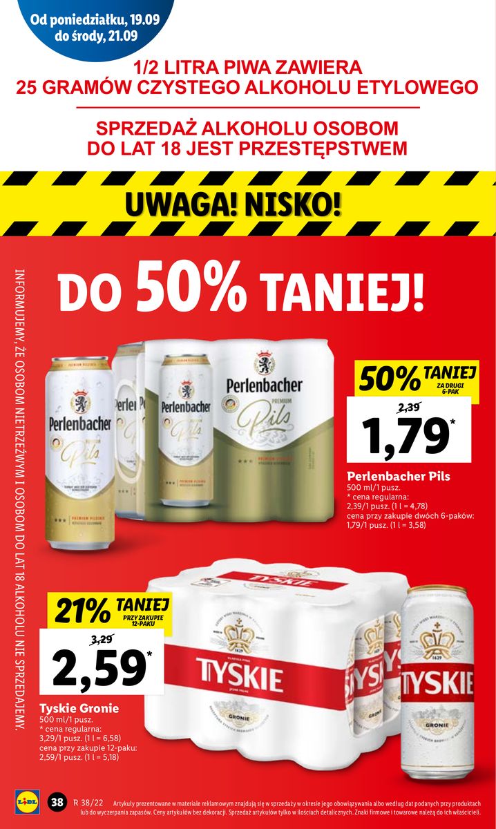 Gazetka OFERTA WAŻNA OD 19.09 DO 21.09