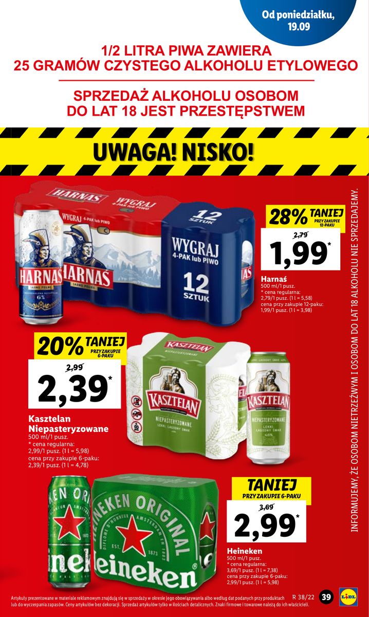 Gazetka OFERTA WAŻNA OD 19.09 DO 21.09