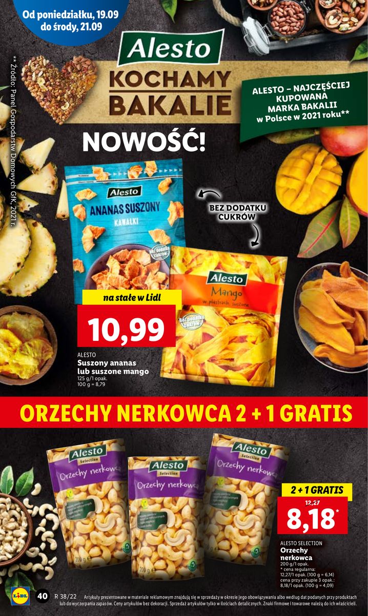 Gazetka OFERTA WAŻNA OD 19.09 DO 21.09