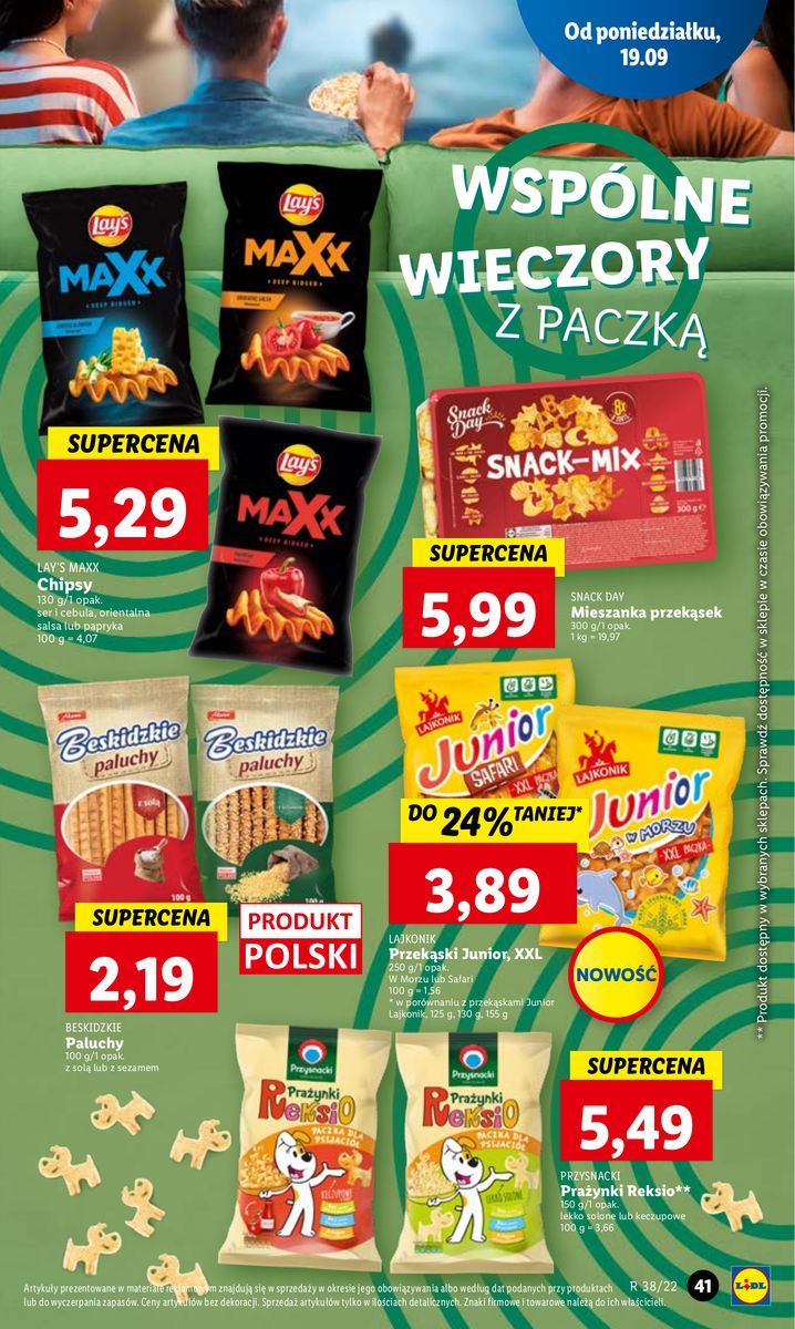 Gazetka OFERTA WAŻNA OD 19.09 DO 21.09