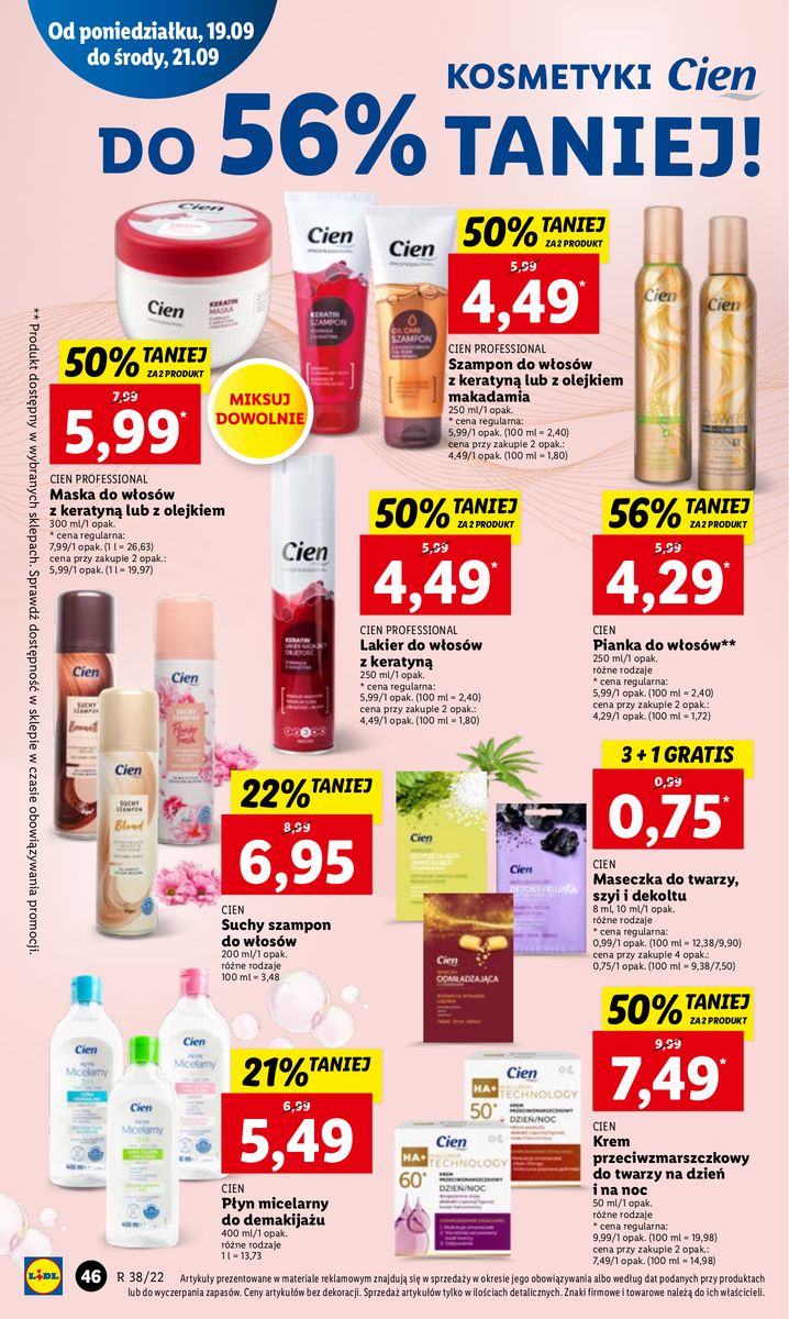 Gazetka OFERTA WAŻNA OD 19.09 DO 21.09