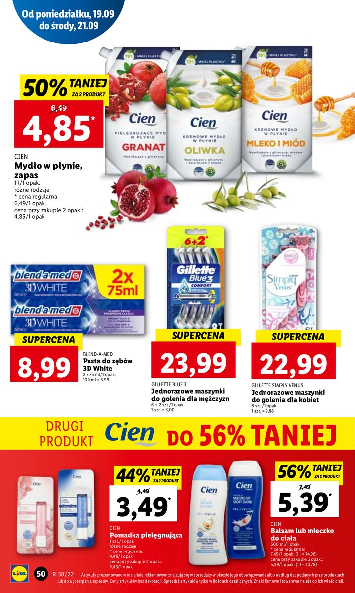 Gazetka OFERTA WAŻNA OD 19.09 DO 21.09