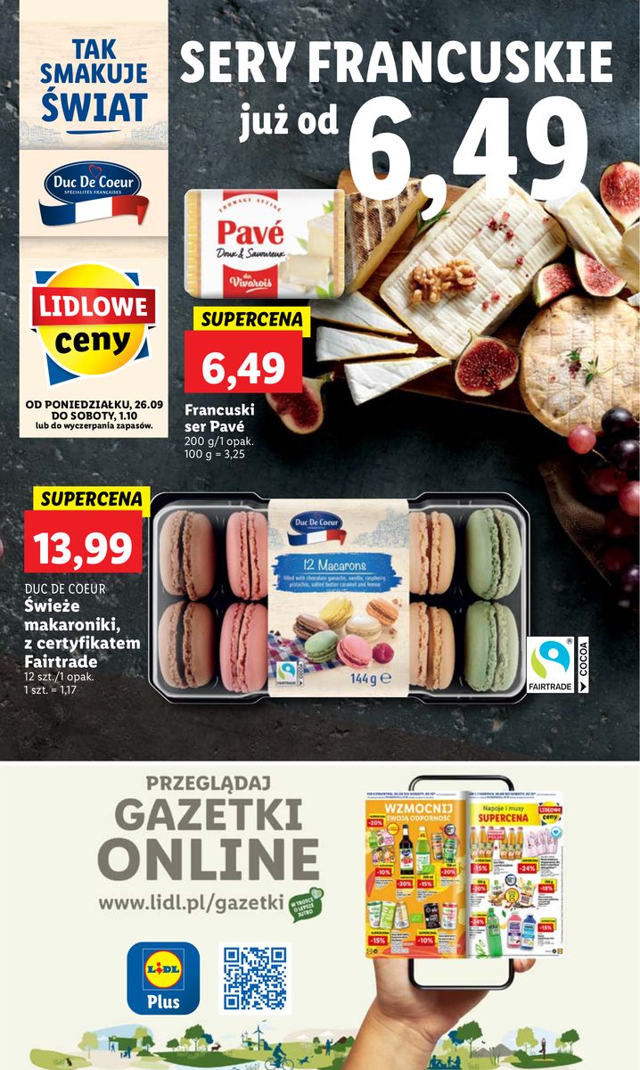 Gazetka OFERTA WAŻNA OD 26.09