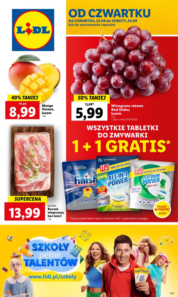 Gazetka OFERTA WAŻNA OD 22.09 DO 24.09