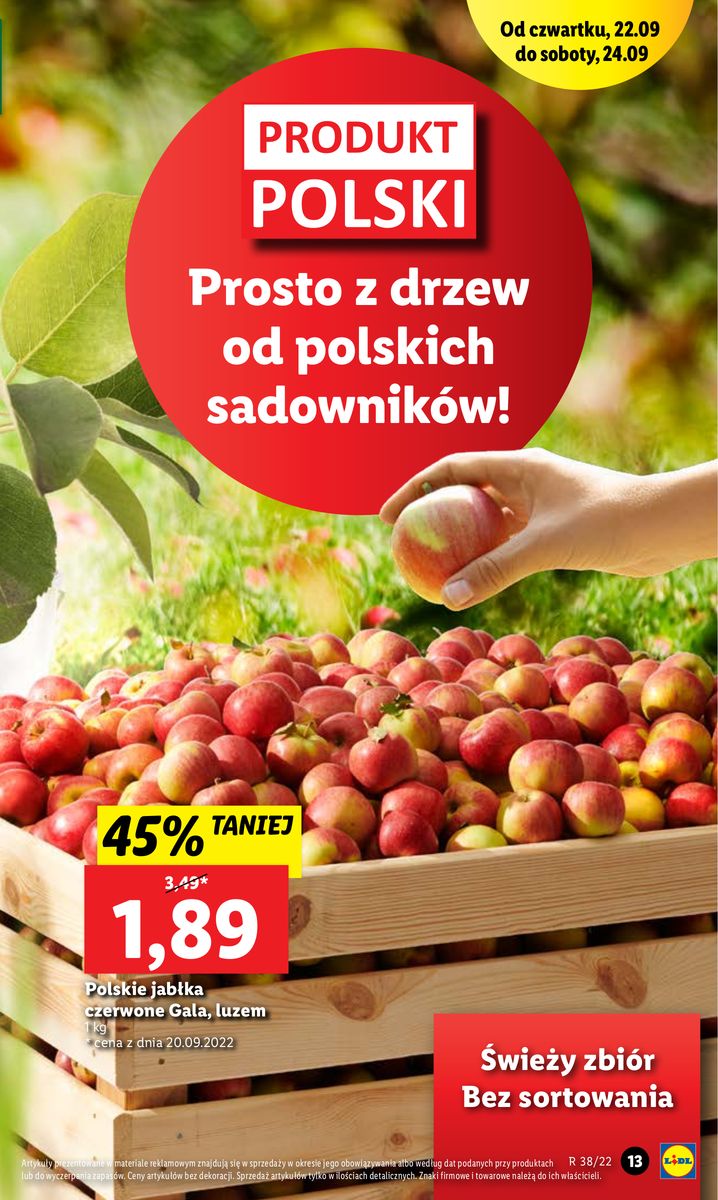 Gazetka OFERTA WAŻNA OD 22.09 DO 24.09