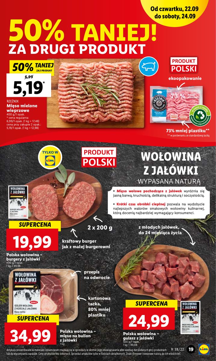 Gazetka OFERTA WAŻNA OD 22.09 DO 24.09