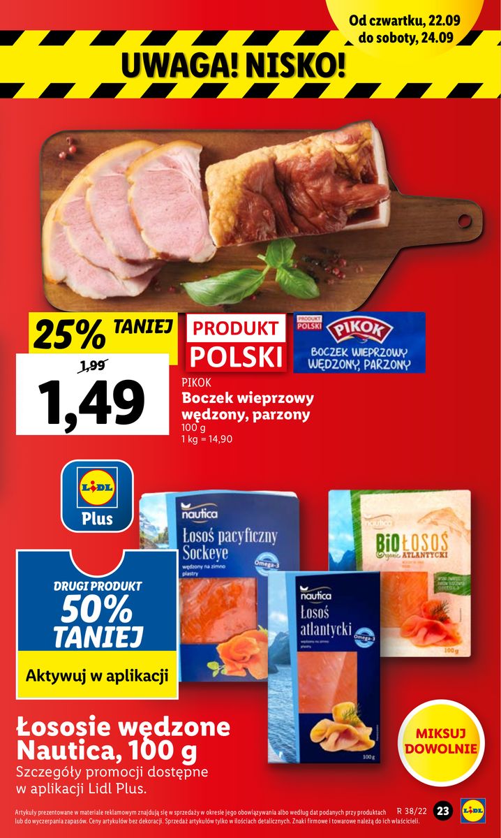 Gazetka OFERTA WAŻNA OD 22.09 DO 24.09