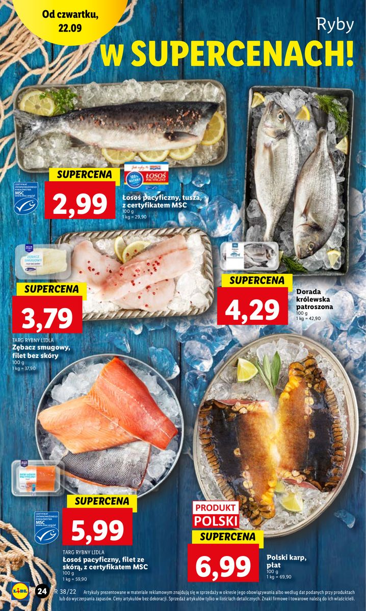 Gazetka OFERTA WAŻNA OD 22.09 DO 24.09