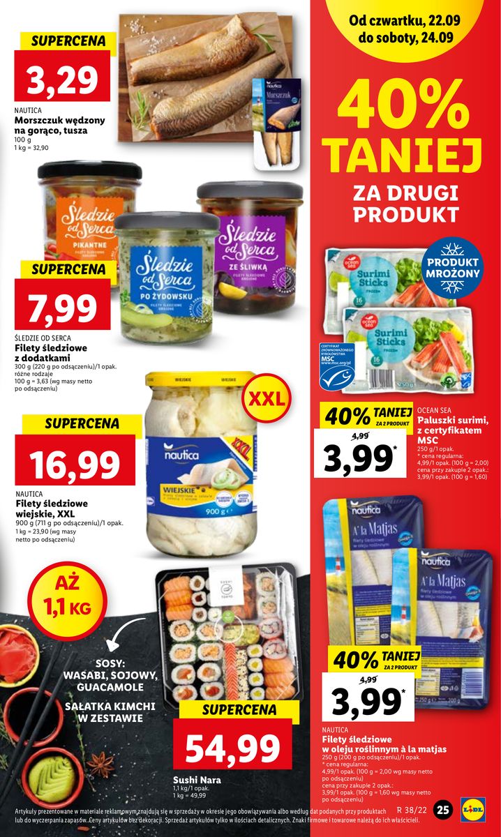 Gazetka OFERTA WAŻNA OD 22.09 DO 24.09