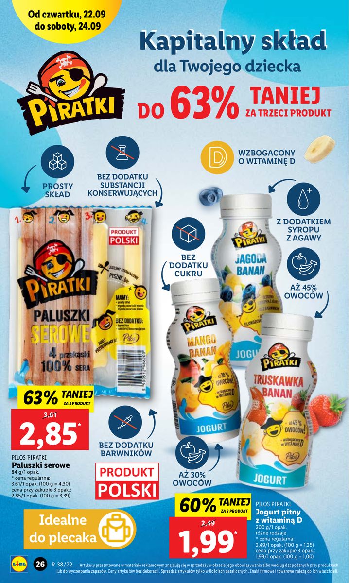 Gazetka OFERTA WAŻNA OD 22.09 DO 24.09