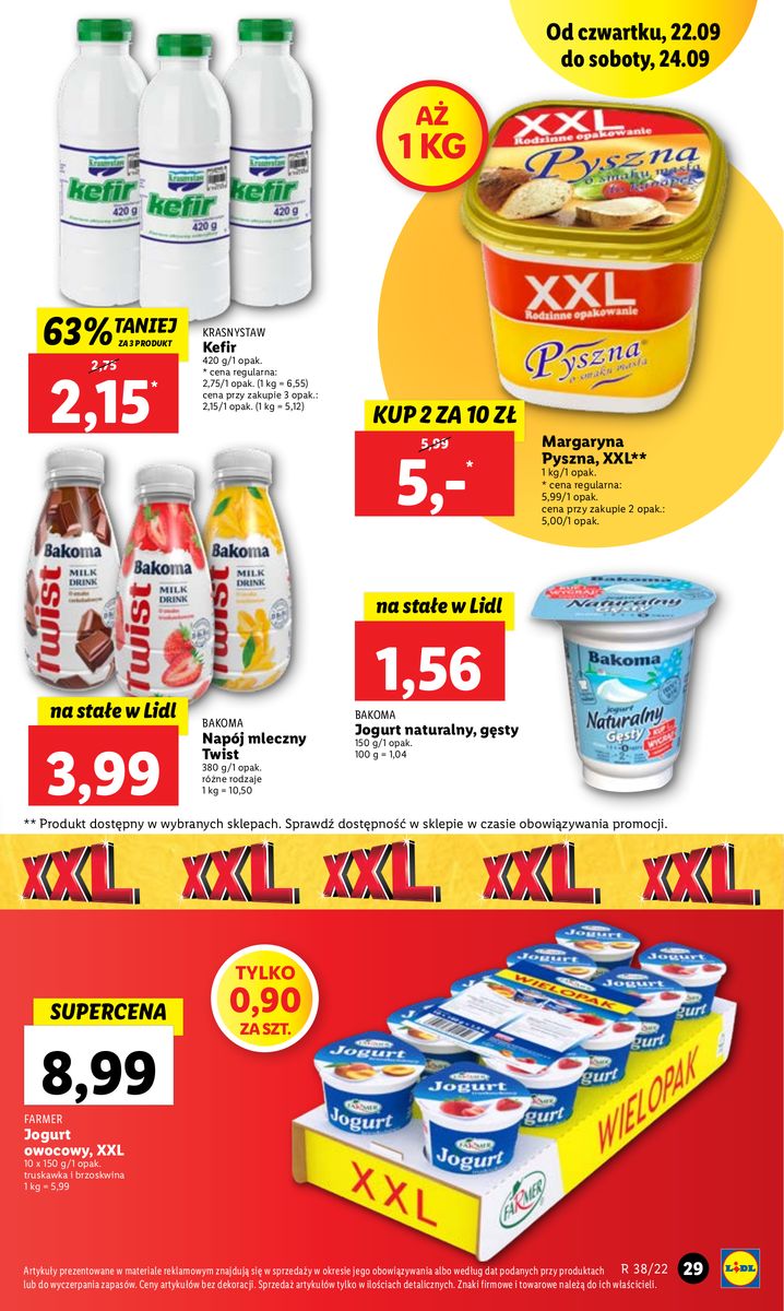 Gazetka OFERTA WAŻNA OD 22.09 DO 24.09