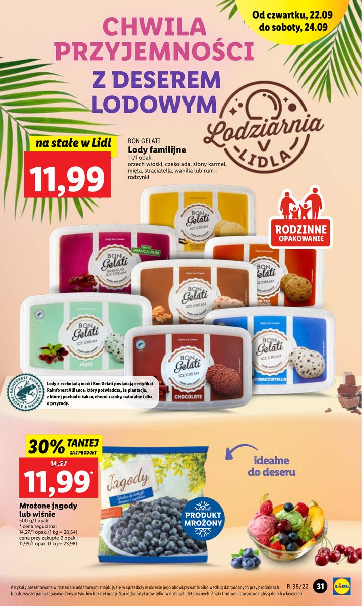 Gazetka OFERTA WAŻNA OD 22.09 DO 24.09