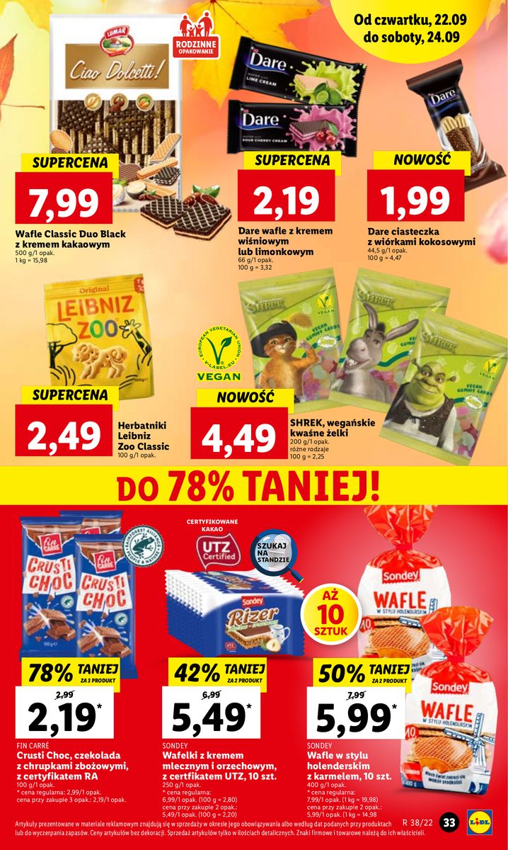 Gazetka OFERTA WAŻNA OD 22.09 DO 24.09