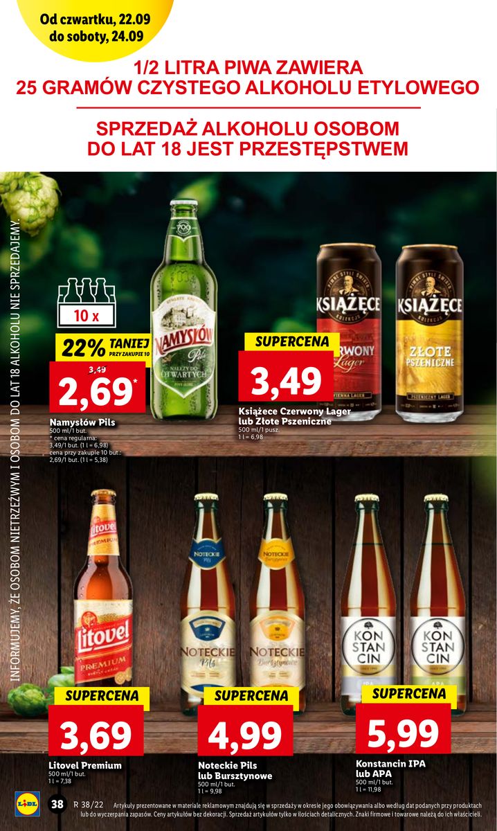 Gazetka OFERTA WAŻNA OD 22.09 DO 24.09