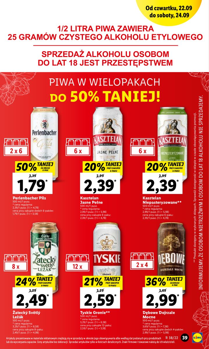 Gazetka OFERTA WAŻNA OD 22.09 DO 24.09