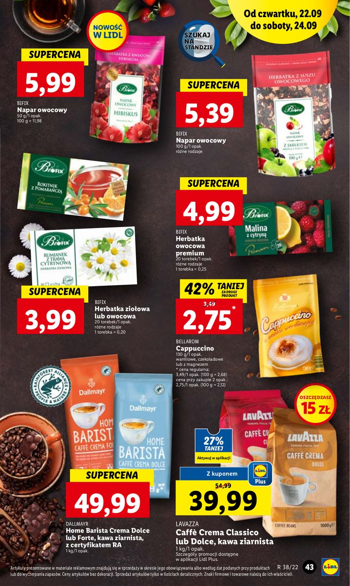 Gazetka OFERTA WAŻNA OD 22.09 DO 24.09