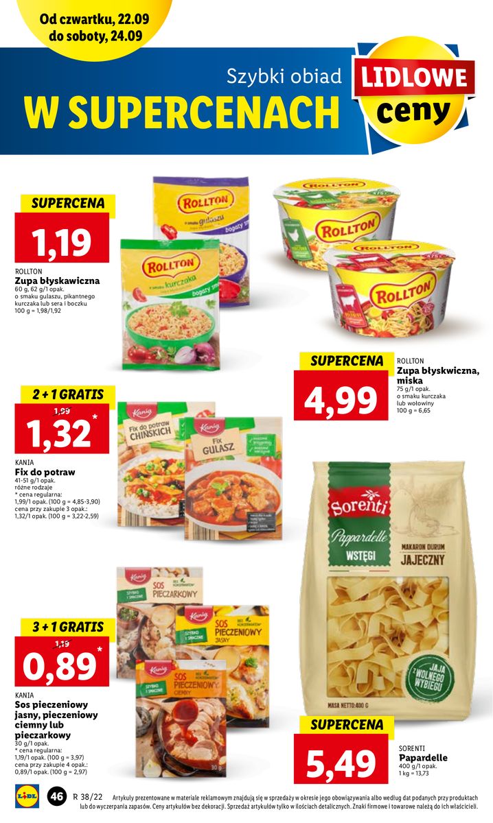 Gazetka OFERTA WAŻNA OD 22.09 DO 24.09
