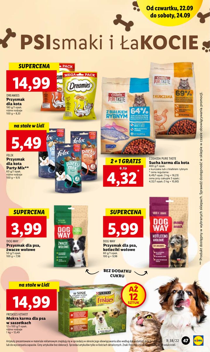Gazetka OFERTA WAŻNA OD 22.09 DO 24.09