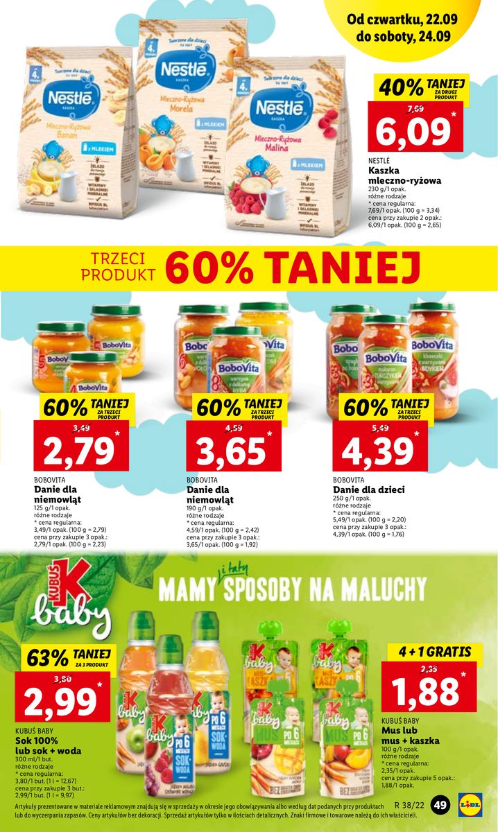 Gazetka OFERTA WAŻNA OD 22.09 DO 24.09