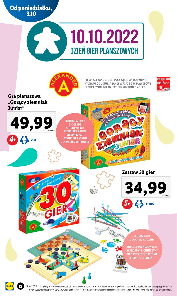 Gazetka OFERTA WAŻNA OD 03.10